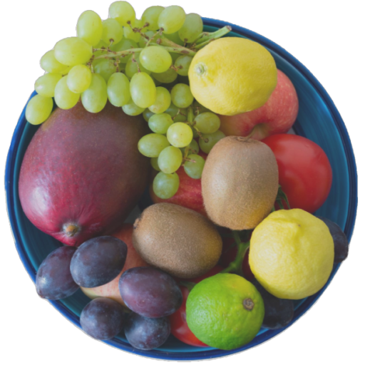 cropped Create a clean and modern logo for a nutrition company that incorporates fruits and vegetable